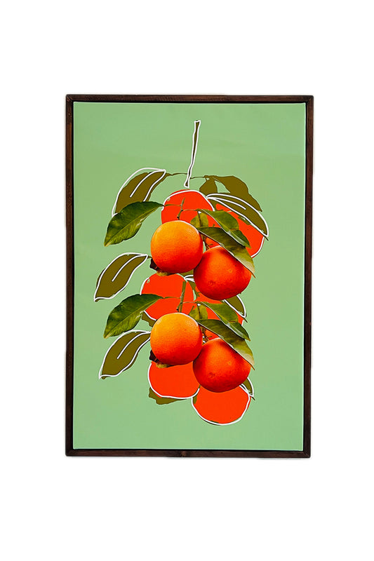 Vibrant Orange Fruit Canvas Wall Art