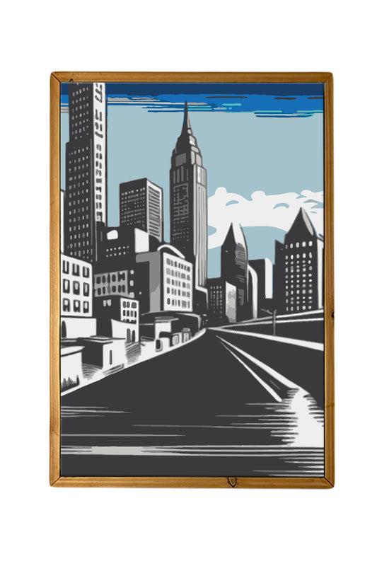 Urban City Canvas Wall Art