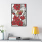 Crimson Blossom Canvas Wall Art