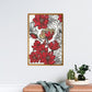 Crimson Blossom Canvas Wall Art