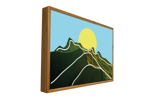 Sunny Mountain Canvas Wall Art